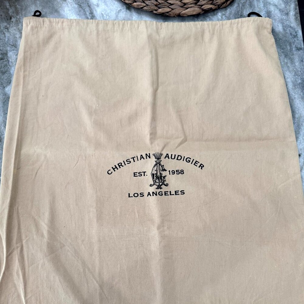 Christian Audigier Los Angeles Dust Cover Handbag Storage Bag Drawstring 23 x 20